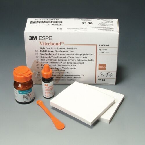 Dental 3M ESPE Vitrebond Light Cure Glass Ionomer Liner & Base