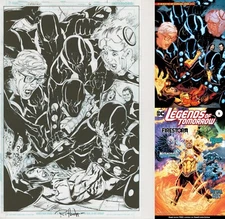 Gerry Conway Firestorm Legends of Tomorrow #6 Page #1 Original Art Splash