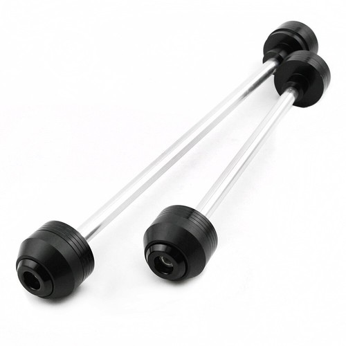 For RS 660 Shiver 750 900 SL 750 Front Rear Axle Protector Crash Slider Kit - Picture 9 of 19