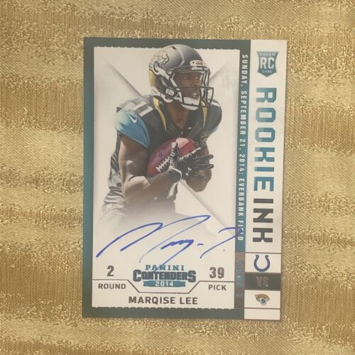 2014 Panini Contenders Marqise Lee Rookie Ink On Card Auto Autograph - Picture 1 of 2