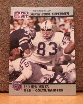 FOOTBALL CARD FRESH FROM BOX PRO SET SUPER BOWL SUPERMEN TED