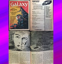 GALAXY SCIENCE FICTION Dec 1970 V31#1 Vintage Sci-Fi Pulp HEINLEIN Blish Laumer!