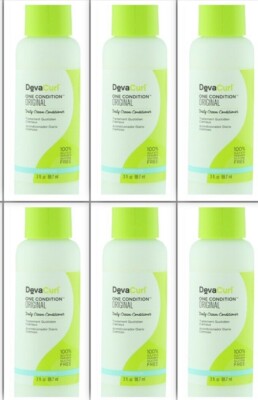 6 DevaCurl ONE CONDITIONER  Original Daily Cream Conditioner 3oz TRAVEL SIZE 690