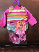 MY Life As Doll Stripes  Polka Dot Swimsuit Fits 18" DOLL OUTFIT NWT