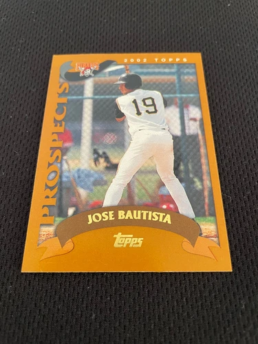 JOSE BAUTISTA ROOKIE 2002 TOPPS PIRATES / TORONTO BLUE JAYS RC BASEBALL CARD