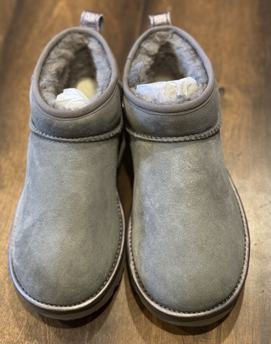 最終出品価格！UGGクラッシック　ウルトラミニ　GLAY25.0㎝ 最終出品価格！UGGクラッシック ウルトラミニ GLAY25.0㎝
