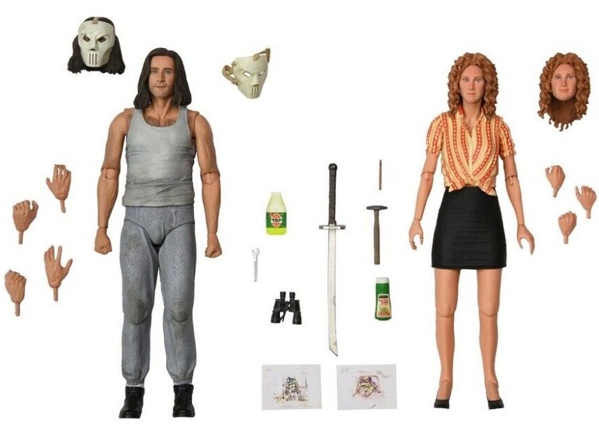TMNT 1990 Teenage Mutant Ninja Turtles Casey Jones & April Action Figures NECA