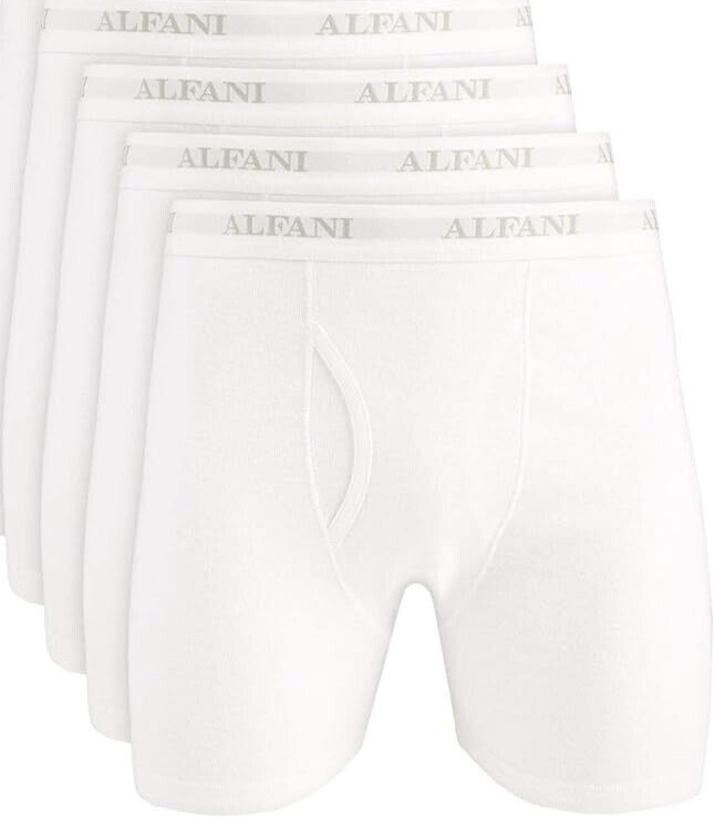 Мужские плавки Alfani 4 упаковки без бирки Белые Маленькие 4990₽