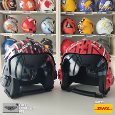 TOP GUN MAVERICK+GOOSE HGU-33 FLIGHT HELMET MOVIE PROP PILOT AVIATOR USN+PIN