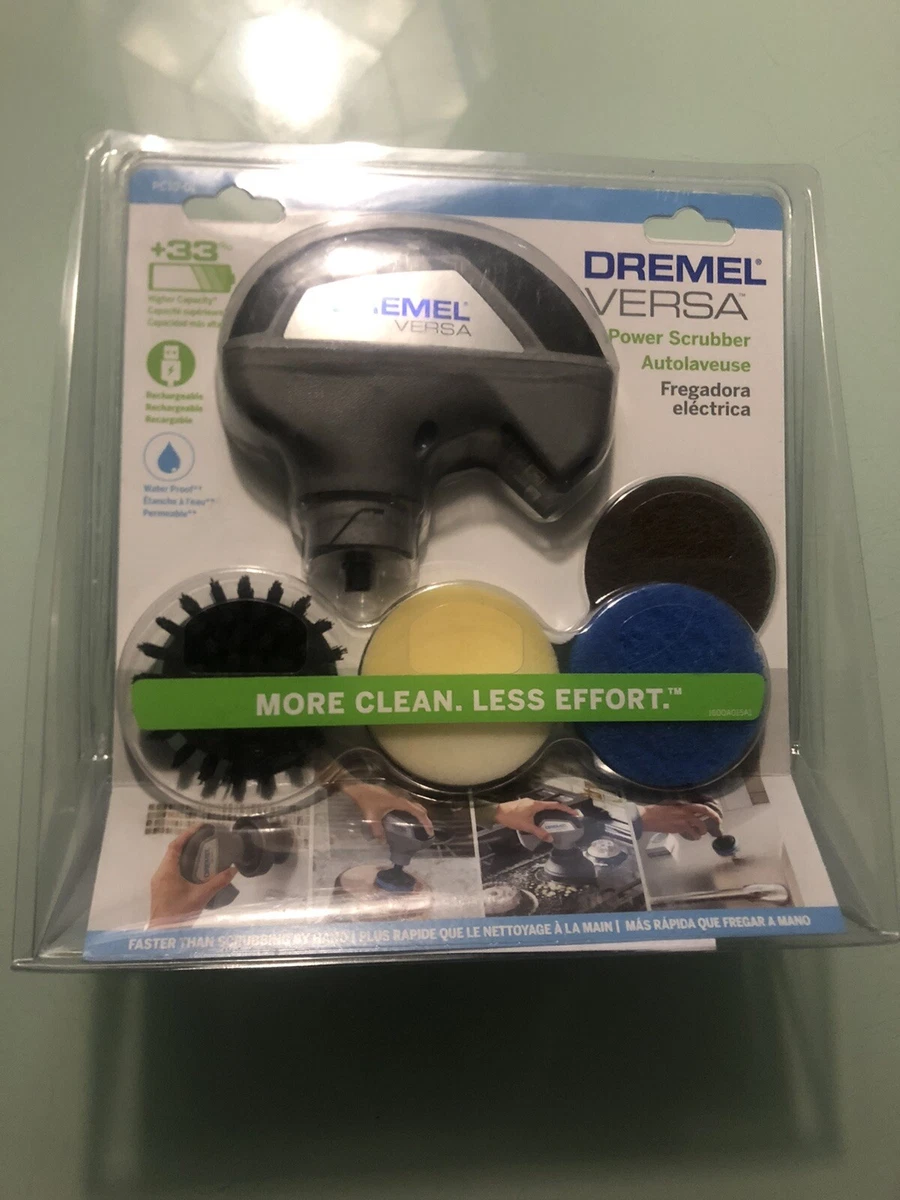 Dremel Versa Power Scrubber Kit PC10 01 Rechargeable Waterproof