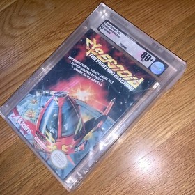 New Cybernoid NES Factory Sealed H-Seam VGA 80+ Silver Graded Nintendo Game