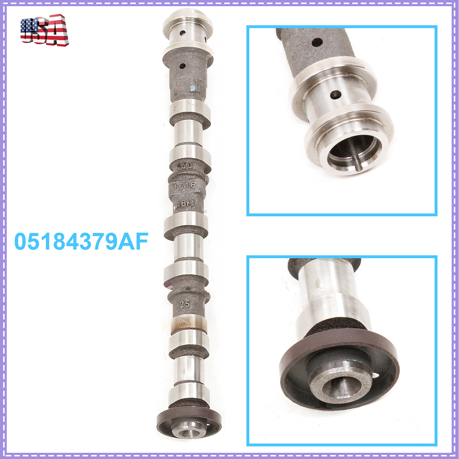 4PCS ENGINE CAMSHAFT Fit For 20112018 JEEP Wrangler DODGE CHRYSLER 300