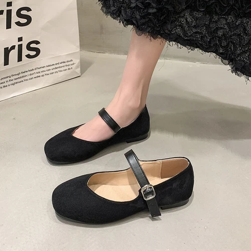 Ballerine donna slip on scuola Mary Jane punta tonda decolte comode ragazza passeggio - Foto 10 di 27