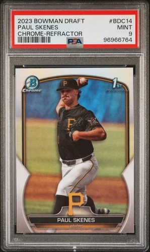 2023 Bowman Draft - Chrome Paul Skenes #BDC-14 Refractor (RC) PSA 9 MINT