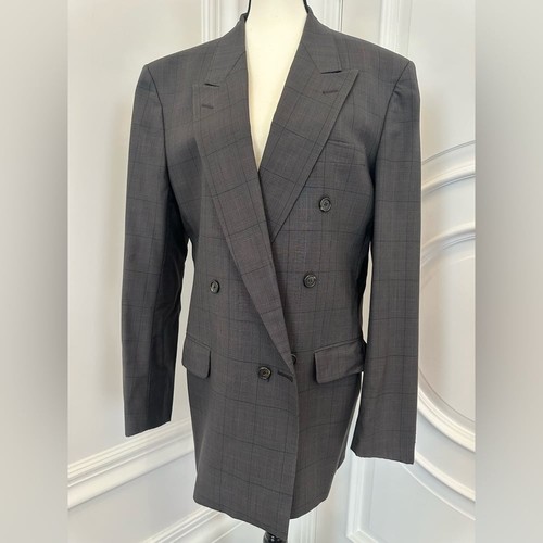 Christian Dior Monsieur, Christian Dior Monsieur Vintage 100% Wool Double Breasted Blazer