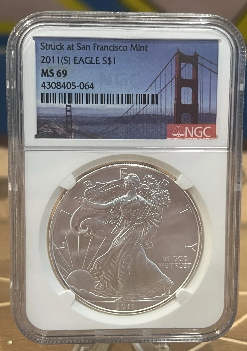 American Eagle MS 69 Graded 2011 Silver Bullion Coins for sale | eBay