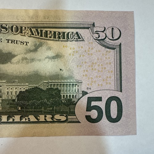 Series 2017 A $50 Star Note USD PI 04993258* Circulated US Currency Authentic - Picture 8 of 24