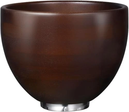 Premium Walnut Wood Mixing Bowl Compatible with Kitchenaid 4.5 & 5 QT Tilt-Head