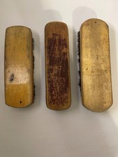 Vintage Horse Hair Shoeshine Brushes.