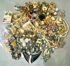 Big Vintage Costume Jewelry Lot Unsigned & Signed Kramer Coro Trifari Lisner +++