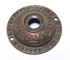 VINTAGE EASTLAKE STYLE BRONZE / BRASS DOOR BELL COVER CASE