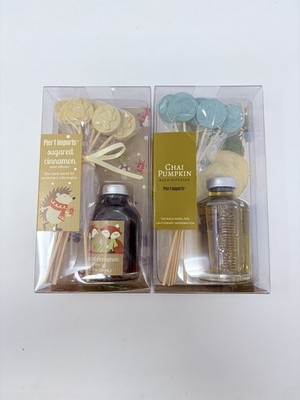 Pier 1 Imports Chai Pumpkin Mini Reed Diffuser Fall Cozy Home Fragrance