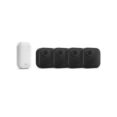 Blink-Kamera Outdoor 4 | 4er Kamera-Set + Sync Module | NEU & OVP Versiegelt