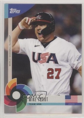 2023 Topps World Baseball Classic Global Stars Mike Trout #23 3v8