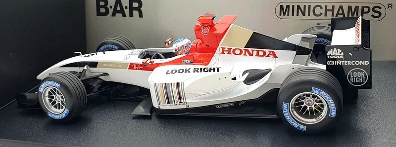 Minichamps 1/18 Scale 100 040009 - Bar Honda 006 #9 Button - Image 2 of 4