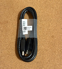 DisplayPort Cable, Male to Male, 6 ft, Round, Black, 1:1