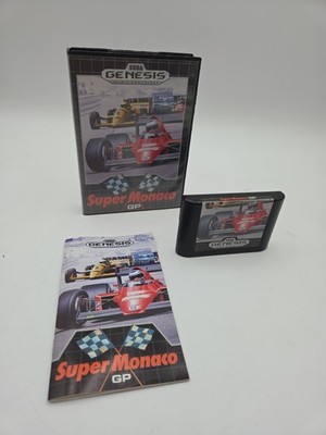 Super Monaco GP (Sega Genesis, 1990) Complete In Box 