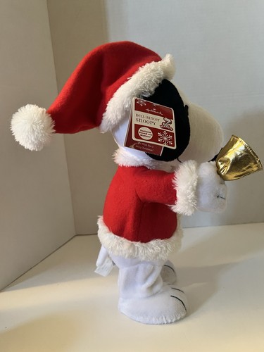 SNOOPY BELL SUONERIA ANIMATO NATALE MUSICAL PELUCHE SEGNO DISTINTIVO 2010 ARACHIDI - Foto 7 di 11