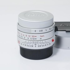 Leica Summicron-M 35mm f/2 ASPH Silver 11674 6-Bit M Mount Lens from Japan D0806