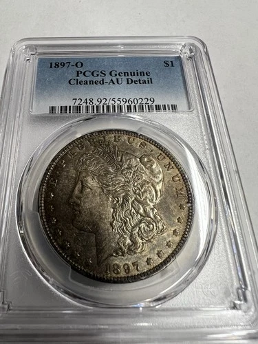 1897 O Morgan Dollar. PCGS AU Details