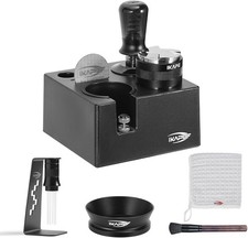 Ikape 53mm Black Espresso Tool Set 8 In 1 Coffee Tamper Distributor Magnetic