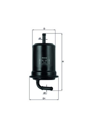 KNECHT Kraftstofffilter KL 121 Leitungsfilter für 626 GE XEDOS CA MX MAZDA 4 GD