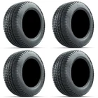 Full set of Fusion Street 205x30-14 (4ply) Golf Cart Tires (4)