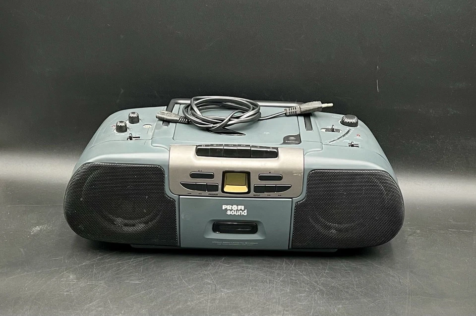 Kassettenrecorder Boombox Radio CD + Kassetten Player Profi Sound #T128 - Bild 2 von 4