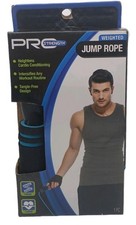 Pro Strength Weighted Jump Rope Tangle-Free Cardio Workout NEW In Package