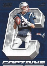 Tom Brady 2018 Score Captains Insert Card