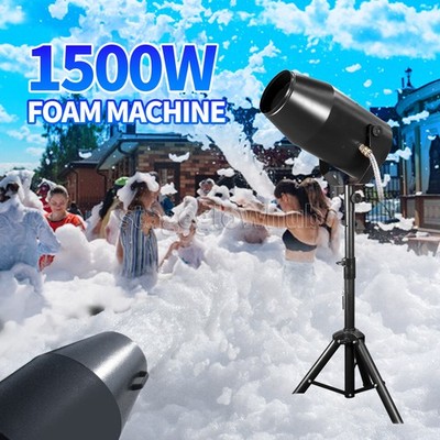 PAIDUN 1500W Foam Machine Cannon Stand+Pump+Remote Control Summer Outdoor Pool