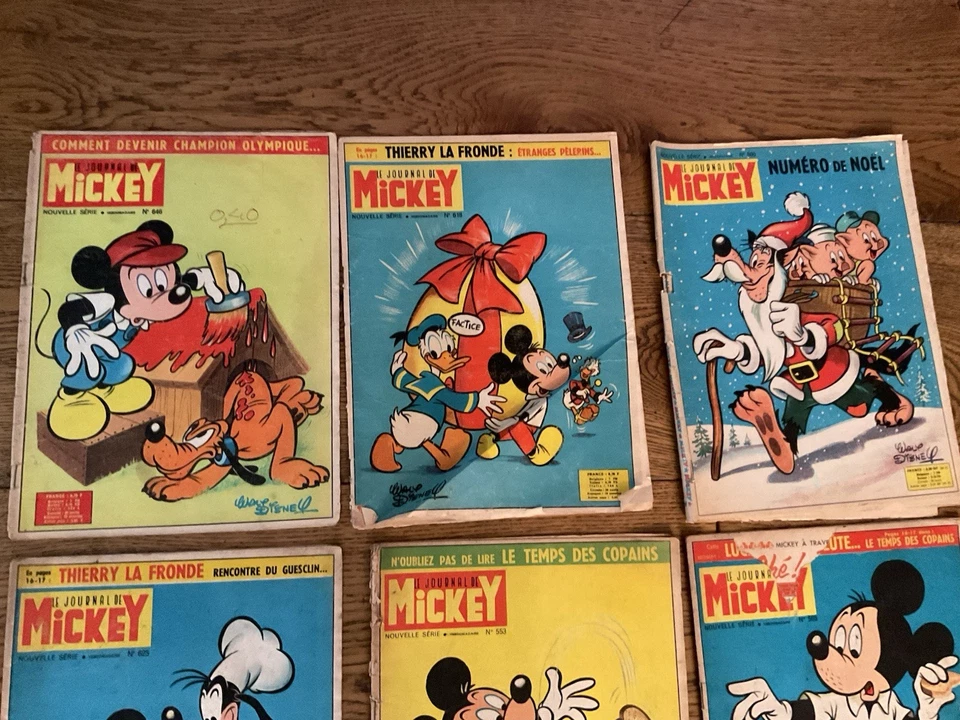 LOTE DE 8 Le Journal De Mickey de Francia Foto 2 de 4