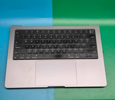 Gray MacBook Pro 14" A2442 Top Case Keyboard Battery Trackpad Speakers Fans A-