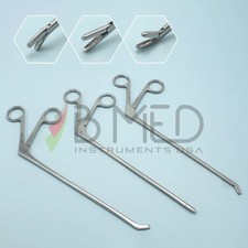 Laminectomy Cushing Pituitary Rongeur 2mm X 10mm Cup Jaws Set Straight Up Down