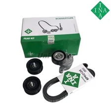 OEM INA Belt Drive Kit and Gates Belt 2762000370 For Mercedes CLS300 CLS350 3.5L