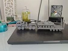 3D printing 1/72/87 Serbian FAP32 32-axle heavy-duty trailer Model  Kit Uncoated