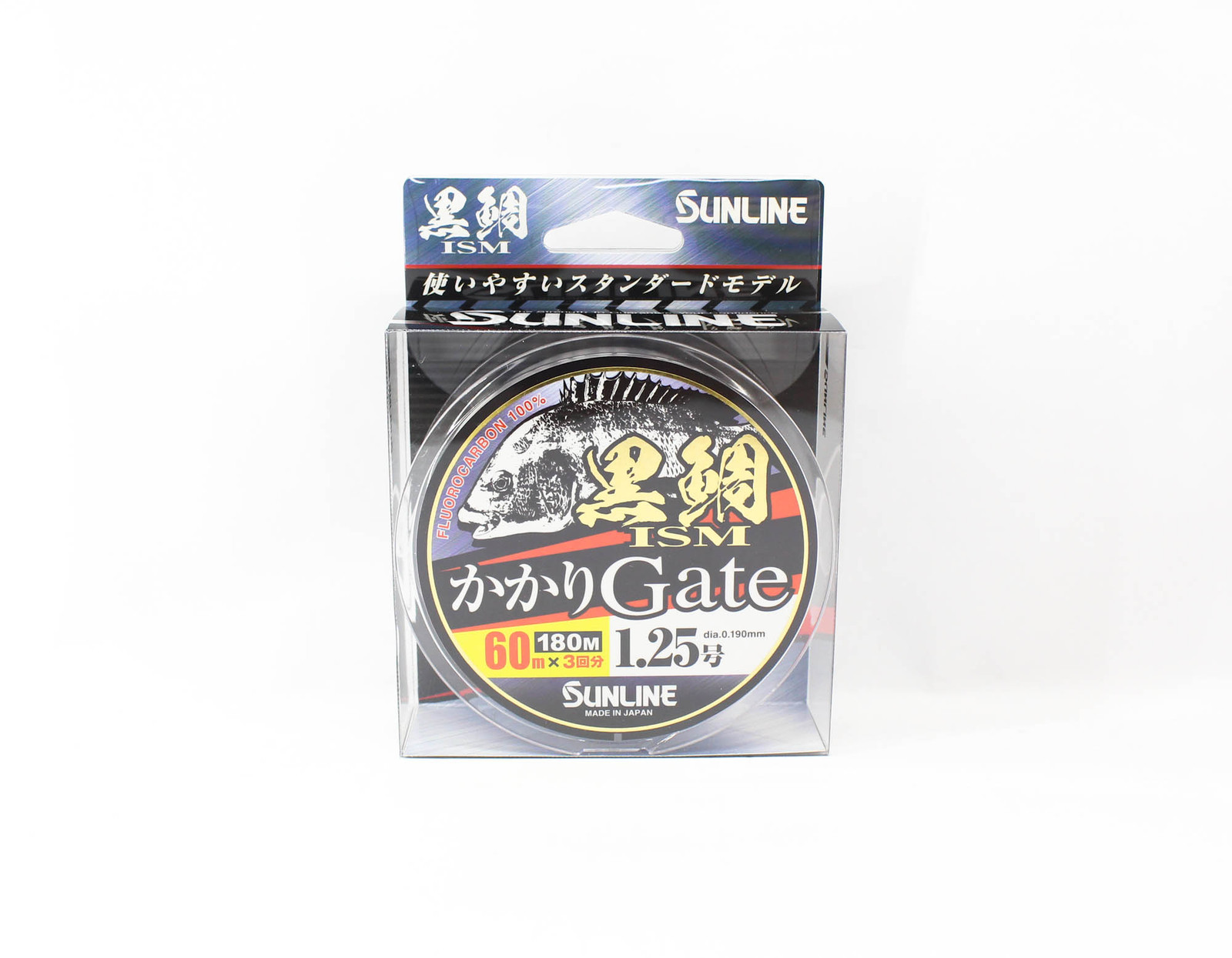 Sunline Fluorocarbon Kurodai ISM Gate Clear 180m #1.25 5lb 0.19mm (2772)