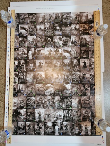 Kryptik TCG X Ebay: Uncut Sheet. Nonholo. Very Rare Promotional