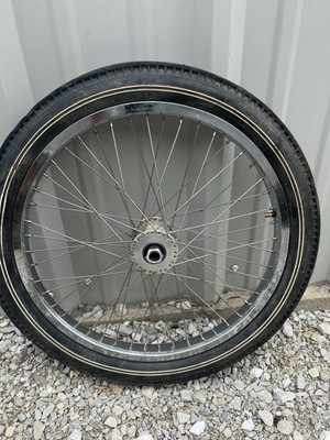 NOS Trelleborg 20 x 2.125 Double White Line Slick Rear Tire Muscle Bike