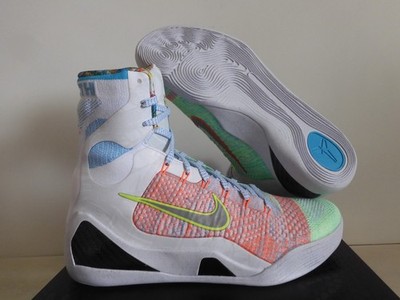 Nike Kobe 9 Elite High Protro What the Kobe White-Multi Sz 12 [FZ7335-101]